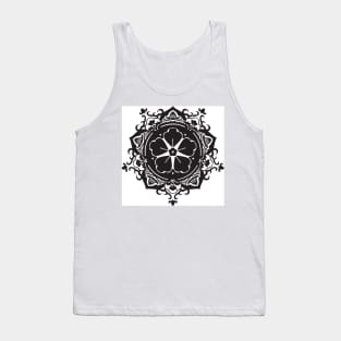 Decorative Ornament White Tank Top